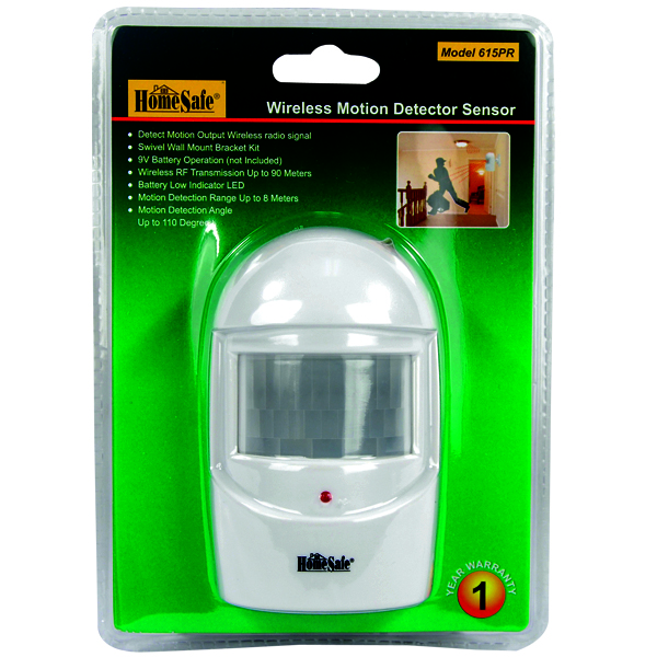 HomeSafe Wireless Home Security Motion Sensor view 2